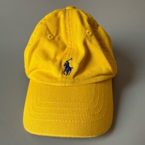 Ralph Lauren Bright Yellow ' Classic Cap - Baby 3-9M